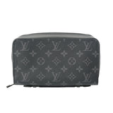 LOUIS VUITTON ルイヴィトン モノグラムエクリプス ジッピー XL 黒/グレー M61698 メンズ モノグラムキャンバス 長財布 Aランク 中古 銀蔵