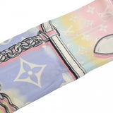 LOUIS VUITTON ルイヴィトン バンドー コンフィデンシャル LVエスカル ピンク M76186 レディース シルク100％ スカーフ Bランク 中古 銀蔵