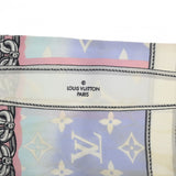 LOUIS VUITTON ルイヴィトン バンドー コンフィデンシャル LVエスカル ピンク M76186 レディース シルク100％ スカーフ Bランク 中古 銀蔵