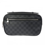 LOUIS VUITTON ルイヴィトン ダミエグラフィット アンブレール 黒 N41289 メンズ ダミエグラフィットキャンバス ボディバッグ ABランク 中古 銀蔵