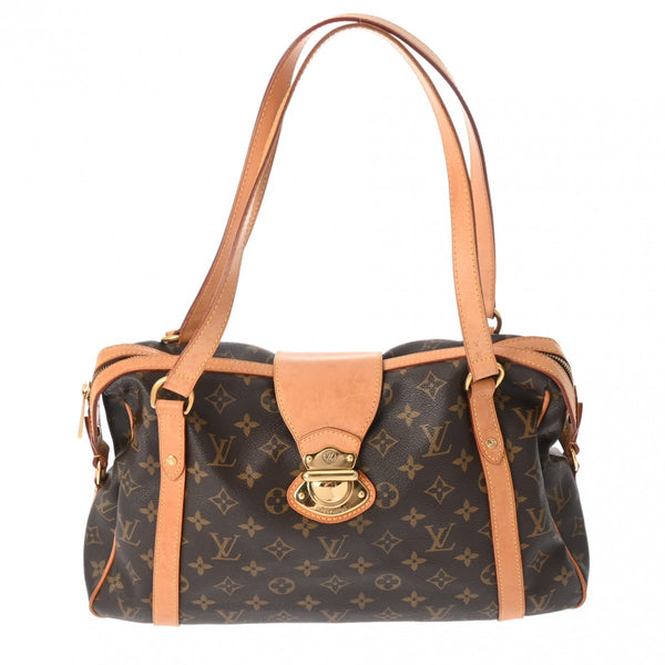 LOUIS VUITTON ルイヴィトン モノグラム ストレーザー PM ブラウン M51186 レディース モノグラムキャンバス ショルダーバッグ Bランク 中古 銀蔵