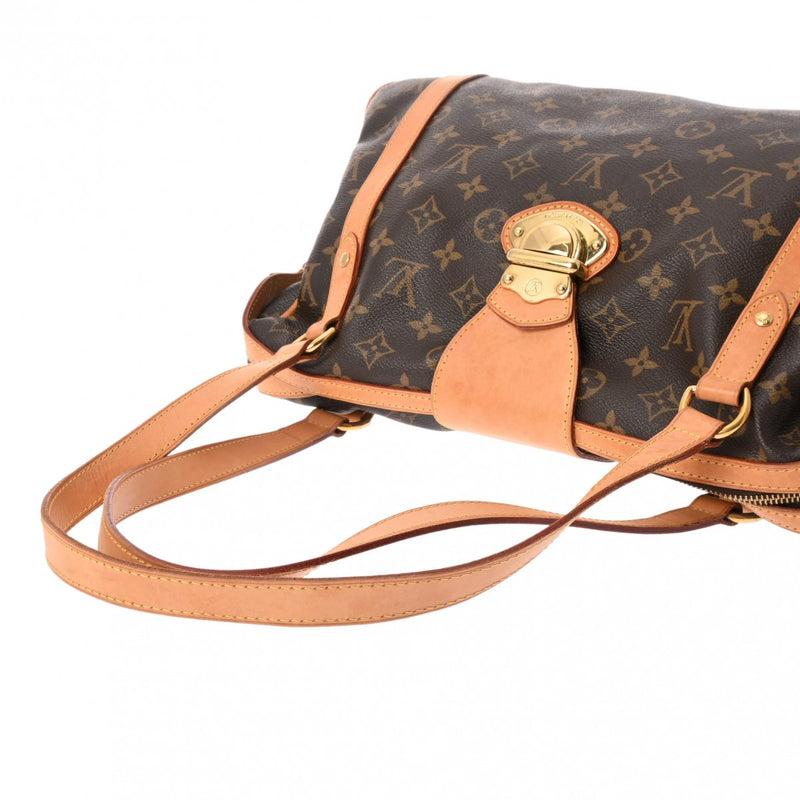 LOUIS VUITTON ルイヴィトン モノグラム ストレーザー PM ブラウン M51186 レディース モノグラムキャンバス ショルダーバッグ Bランク 中古 銀蔵