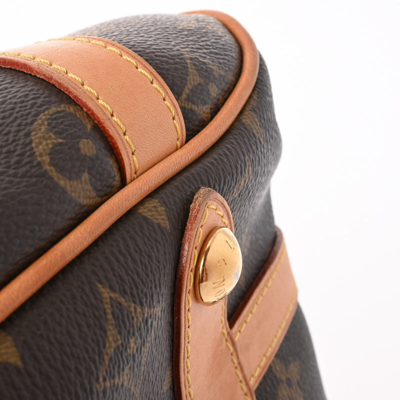 LOUIS VUITTON ルイヴィトン モノグラム ストレーザー PM ブラウン M51186 レディース モノグラムキャンバス ショルダーバッグ Bランク 中古 銀蔵