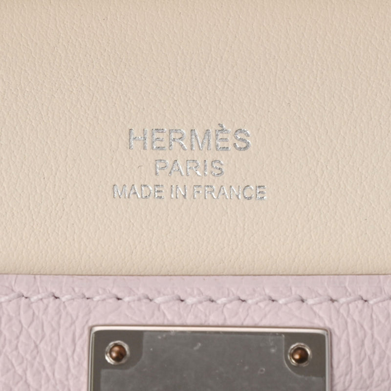 HERMES エルメス ジプシエール ミニ ヴェルソ モーヴペール/ナタ パラジウム金具 B刻印(2023年頃) レディース エバーカラー ショルダーバッグ 未使用 銀蔵