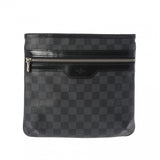 LOUIS VUITTON ルイヴィトン ダミエグラフィット トマス 黒/グレー N58028 メンズ ダミエグラフィットキャンバス ショルダーバッグ ABランク 中古 銀蔵