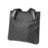 LOUIS VUITTON ルイヴィトン ダミエグラフィット トマス 黒/グレー N58028 メンズ ダミエグラフィットキャンバス ショルダーバッグ ABランク 中古 銀蔵