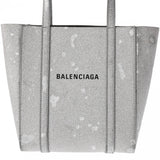 BALENCIAGA バレンシアガ エブリデイ XXS 2WAY メタリックシルバー 551815 レディース レザー ハンドバッグ Bランク 中古 銀蔵