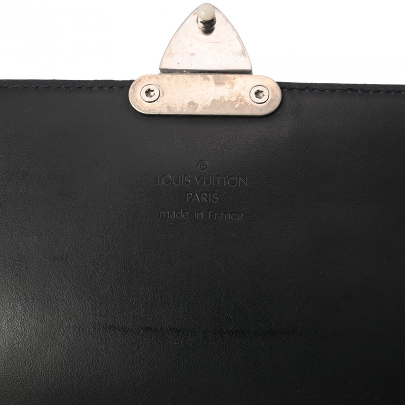 LOUIS VUITTON ルイヴィトン モノグラムミニ グラセ アヌーシュカ GM クラッチバッグ 黒 M92229 ユニセックス レザー ハンドバッグ Bランク 中古 銀蔵