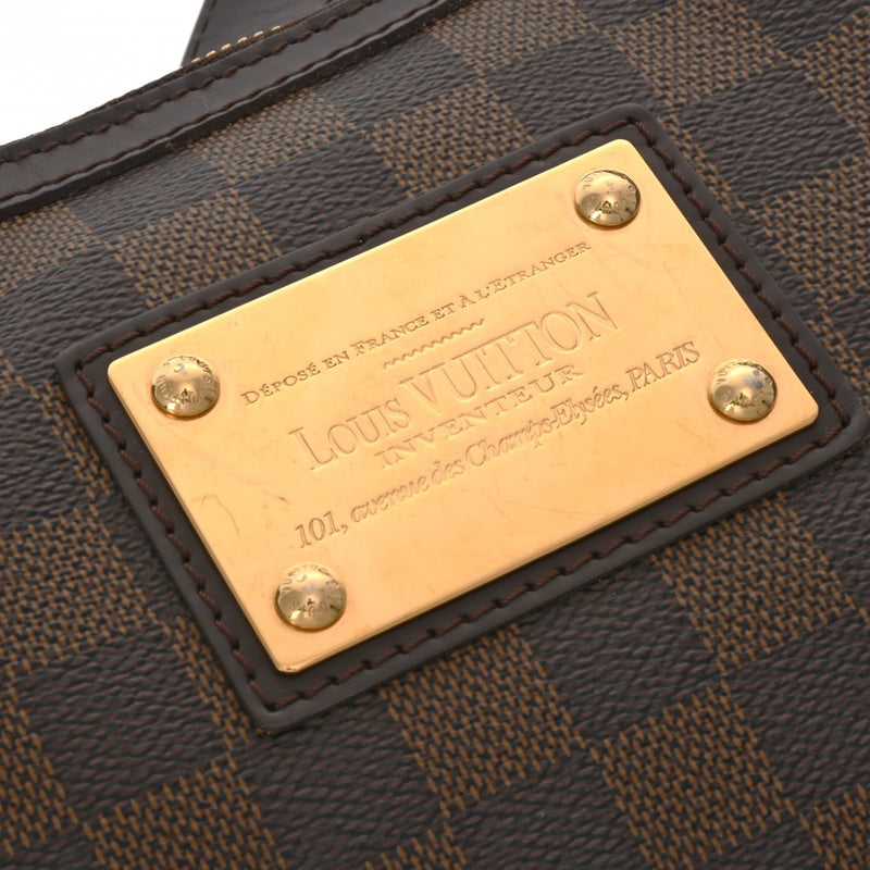 LOUIS VUITTON ルイヴィトン ダミエ テムズ GM ブラウン N48180 レディース ダミエキャンバス セミショルダーバッグ ABランク 中古 銀蔵