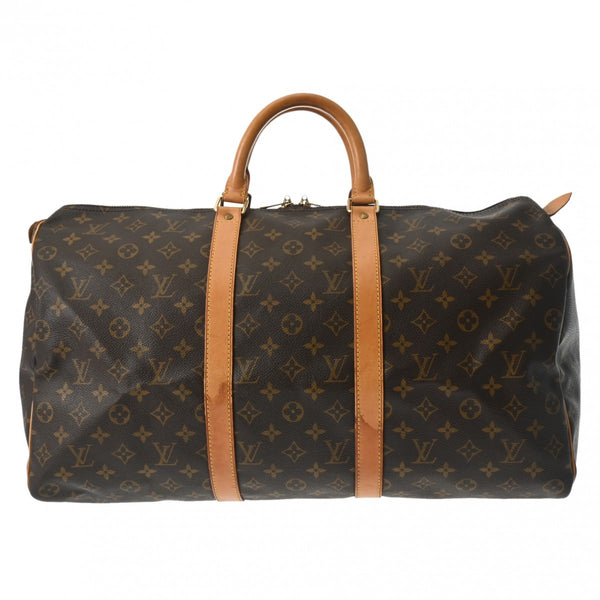 LOUIS VUITTON ルイヴィトン モノグラム キーポル 50 ブラウン M41426 ユニセックス モノグラムキャンバス ボストンバッグ Bランク 中古 銀蔵