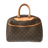 LOUIS VUITTON ルイヴィトン モノグラム ドーヴィル ブラウン M47270 レディース モノグラムキャンバス ハンドバッグ Bランク 中古 銀蔵