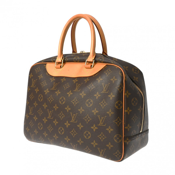 LOUIS VUITTON ルイヴィトン モノグラム ドーヴィル ブラウン M47270 レディース モノグラムキャンバス ハンドバッグ Bランク 中古 銀蔵