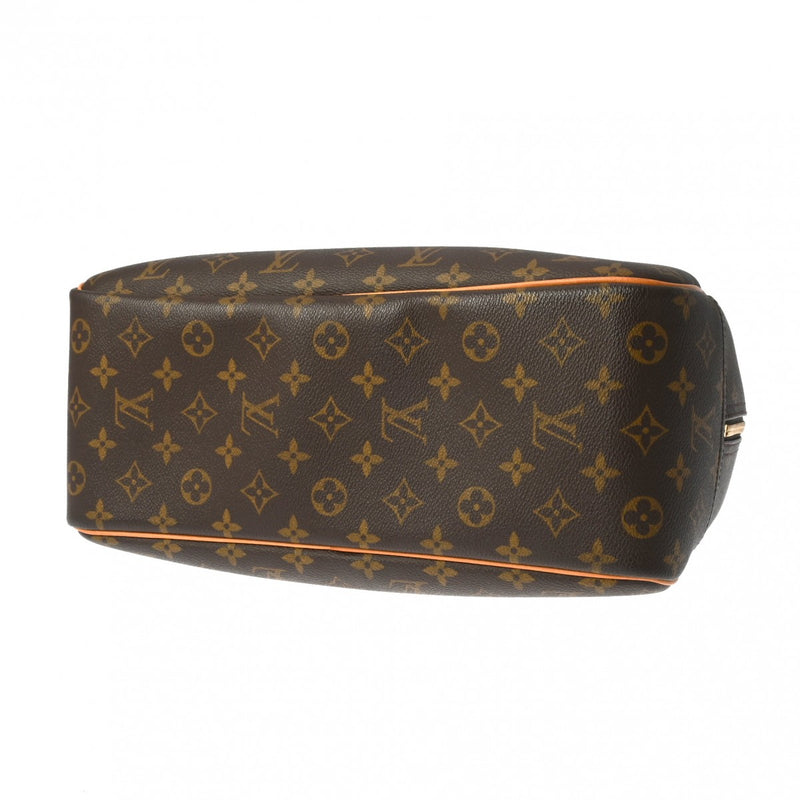 LOUIS VUITTON ルイヴィトン モノグラム ドーヴィル ブラウン M47270 レディース モノグラムキャンバス ハンドバッグ Bランク 中古 銀蔵