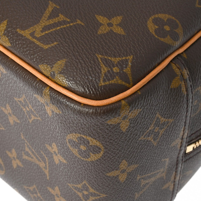 LOUIS VUITTON ルイヴィトン モノグラム ドーヴィル ブラウン M47270 レディース モノグラムキャンバス ハンドバッグ Bランク 中古 銀蔵