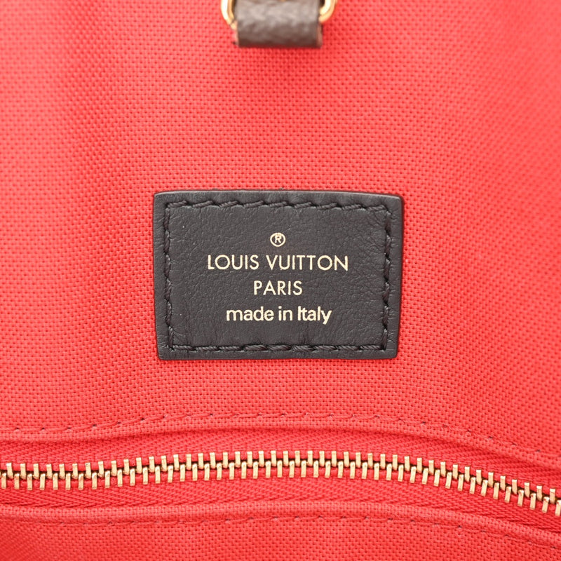 LOUIS VUITTON ルイヴィトン モノグラムジャイアント オンザゴー GM 旧型 2WAYトート ブラウン M44576 ユニセックス モノグラムキャンバス ハンドバッグ Bランク 中古 銀蔵