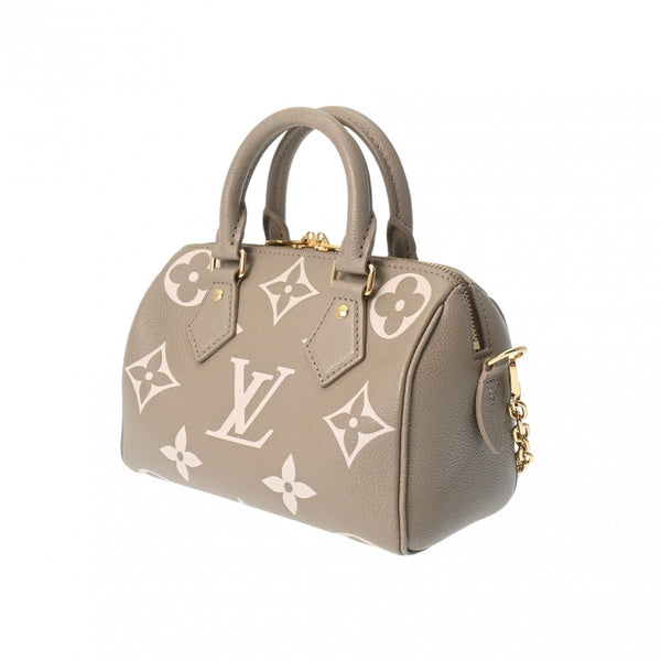 LOUIS VUITTON ルイヴィトン モノグラムアンプラント スピーディ バンドリエール 20 2WAY トゥルトレールクレーム M46575 レディース レザー ハンドバッグ Aランク 中古 銀蔵