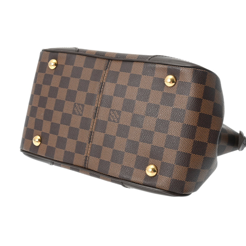 LOUIS VUITTON ルイヴィトン ダミエ ヴェローナ PM ブラウン N41117 レディース ダミエキャンバス ハンドバッグ Aランク 中古 銀蔵