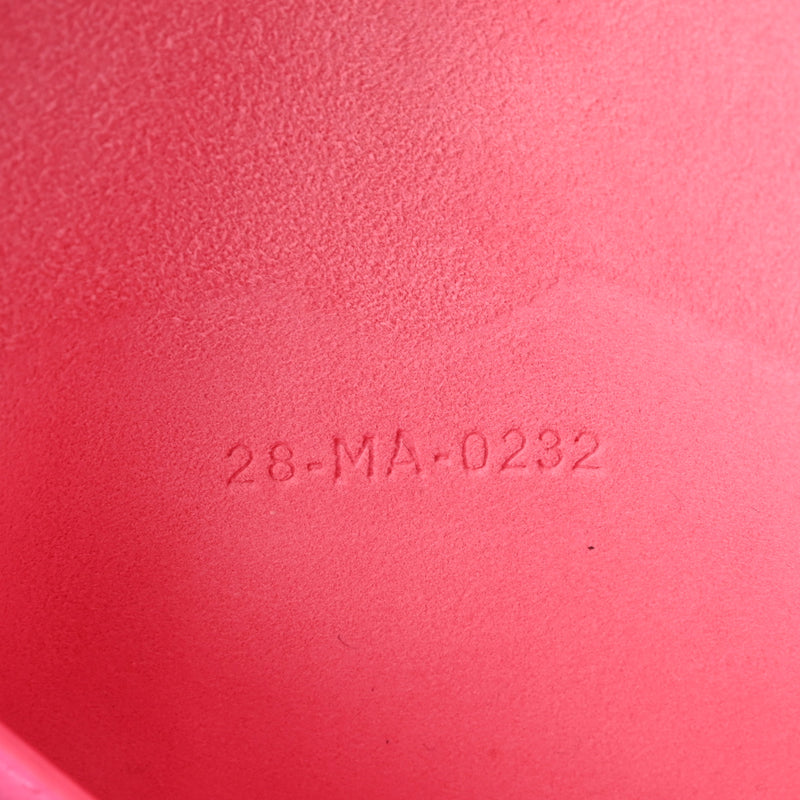 CHRISTIAN DIOR クリスチャンディオール ヴァイブ ホーボーバッグ ピンク ホワイト レディース レザー ショルダーバッグ Aランク 中古 銀蔵