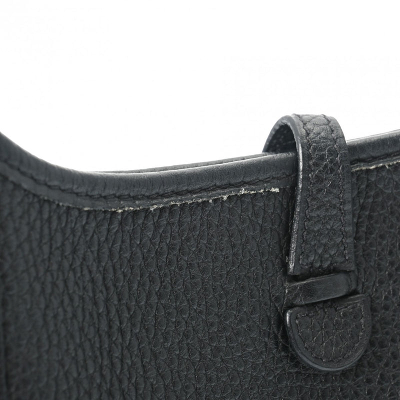 HERMES エルメス エヴリン TPM ブラック Y刻印(2020年頃) レディース トリヨンクレマンス ショルダーバッグ ABランク 中古 銀蔵