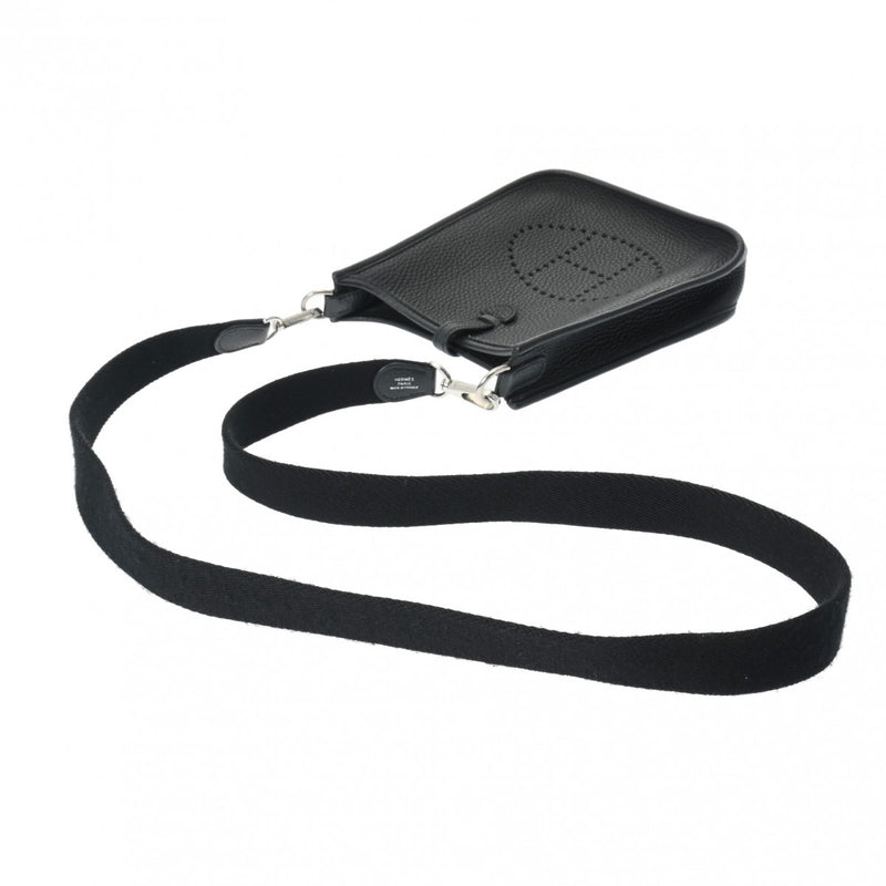 HERMES エルメス エヴリン TPM ブラック Y刻印(2020年頃) レディース トリヨンクレマンス ショルダーバッグ ABランク 中古 銀蔵