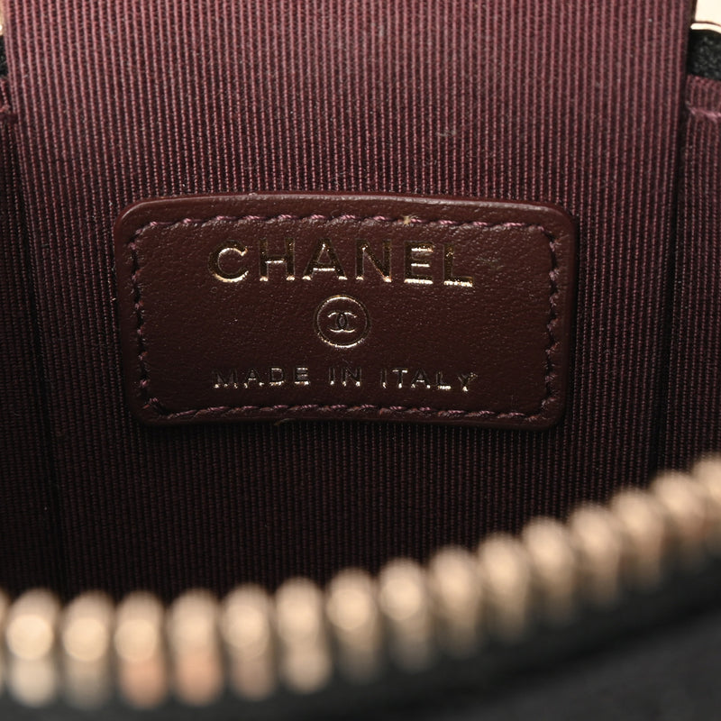 CHANEL シャネル マトラッセ スモール バニティ チェーンショルダー ブラック AP2195 レディース キャビアスキン ショルダーバッグ Aランク 中古 銀蔵