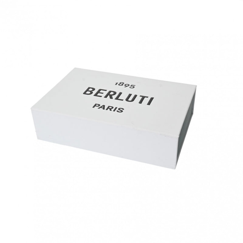 BERLUTI ベルルッティ イタウバ カリグラフィ ワイドスクリット ブラウン メンズ レザー セカンドバッグ 新同 中古 銀蔵