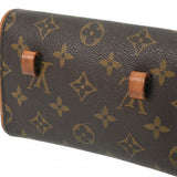 LOUIS VUITTON ルイヴィトン モノグラム ポシェットフロランティーヌ ベルトS ブラウン M51855 レディース モノグラムキャンバス ウエストバッグ Bランク 中古 銀蔵