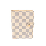 LOUIS VUITTON ルイヴィトン ダミエアズール アジェンダ PM 白 R20706 ユニセックス ダミエアズールキャンバス 手帳カバー ABランク 中古 銀蔵