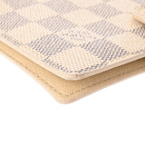 LOUIS VUITTON ルイヴィトン ダミエアズール アジェンダ PM 白 R20706 ユニセックス ダミエアズールキャンバス 手帳カバー ABランク 中古 銀蔵