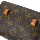 LOUIS VUITTON ルイヴィトン モノグラム ポシェットフロランティーヌ ベルトXS ブラウン M51855 レディース モノグラムキャンバス ウエストバッグ Bランク 中古 銀蔵