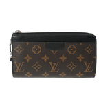 LOUIS VUITTON ルイヴィトン モノグラム ジッピードラゴンヌ ブラウン/黒 M69407 メンズ モノグラムキャンバス 長財布 Bランク 中古 銀蔵