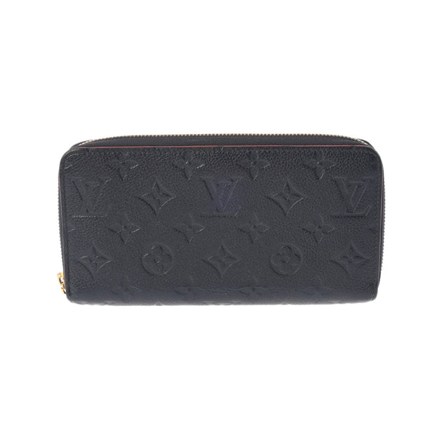 LOUIS VUITTON ルイヴィトン モノグラムアンプラント ジッピーウォレット マリーヌルージュ M62121 ユニセックス レザー 長財布 Bランク 中古 銀蔵