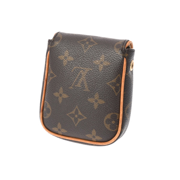 LOUIS VUITTON ルイヴィトン モノグラム ポシェット カンクーン ブラウン M60018 レディース モノグラムキャンバス ポーチ Bランク 中古 銀蔵