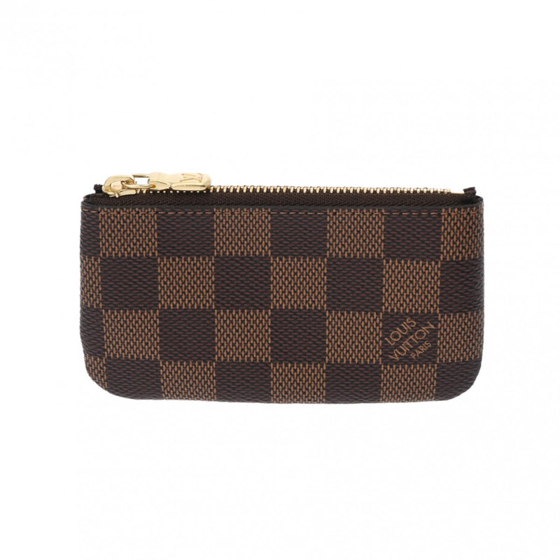 LOUIS VUITTON ルイヴィトン ダミエ ポシェットクレ  ブラウン N62658 ユニセックス ダミエキャンバス コインケース 新同 中古 銀蔵