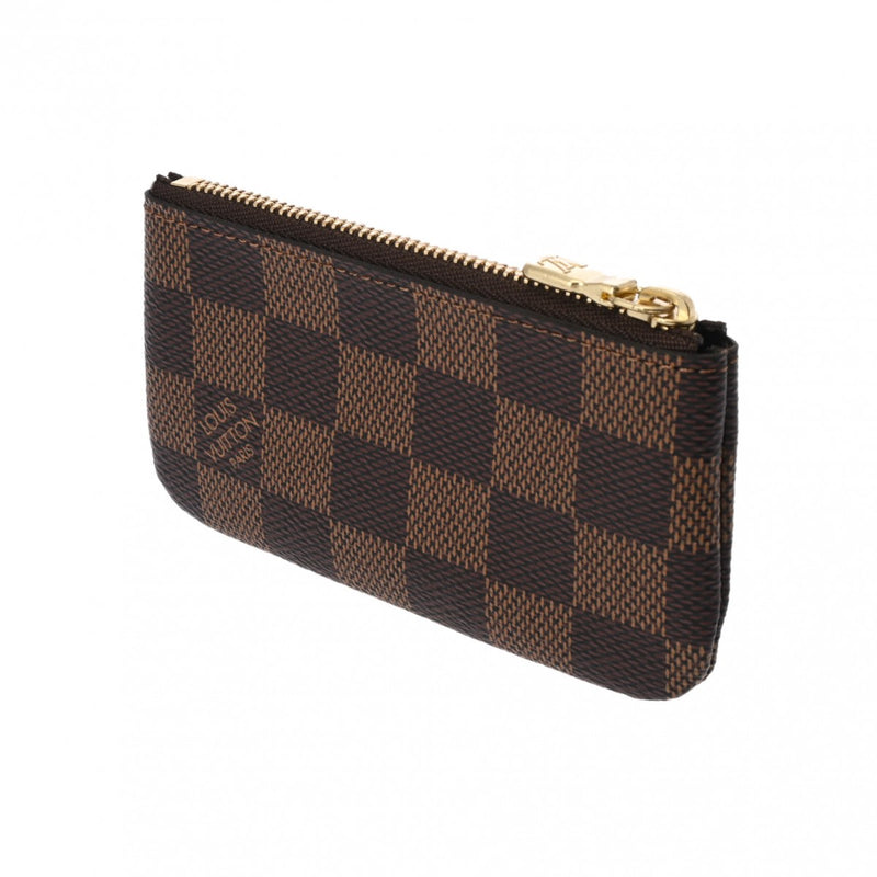 LOUIS VUITTON ルイヴィトン ダミエ ポシェットクレ  ブラウン N62658 ユニセックス ダミエキャンバス コインケース 新同 中古 銀蔵