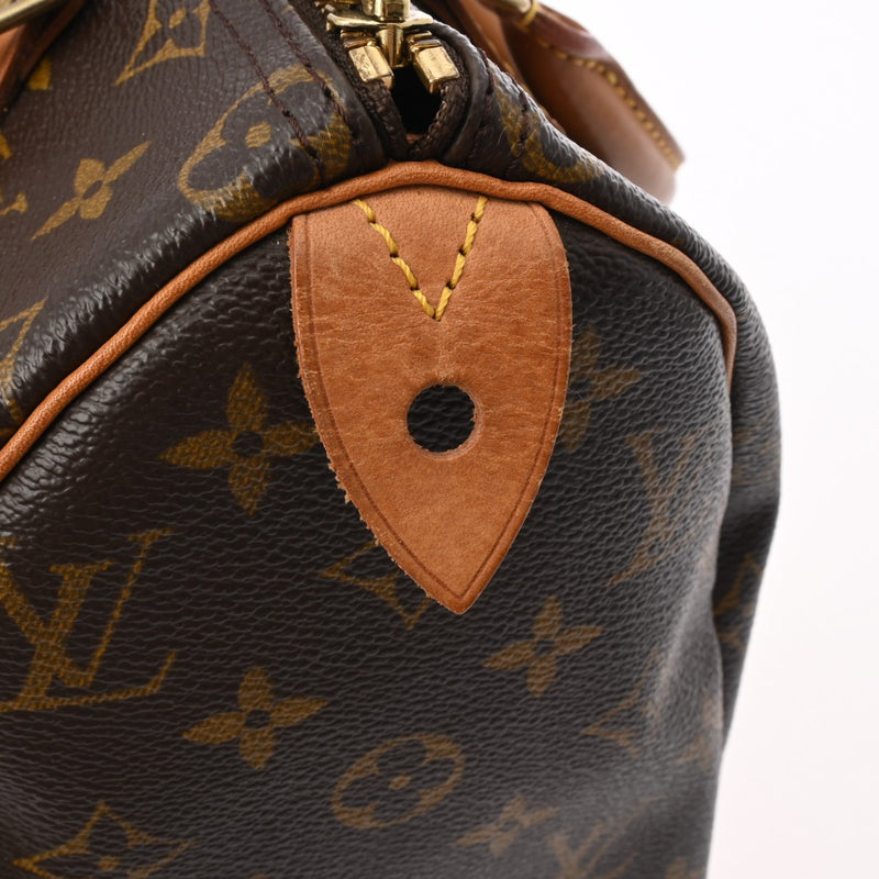 LOUIS VUITTON ルイヴィトン モノグラム スピーディ 25 ブラウン M41528 レディース モノグラムキャンバス ハンドバッグ Bランク 中古 銀蔵