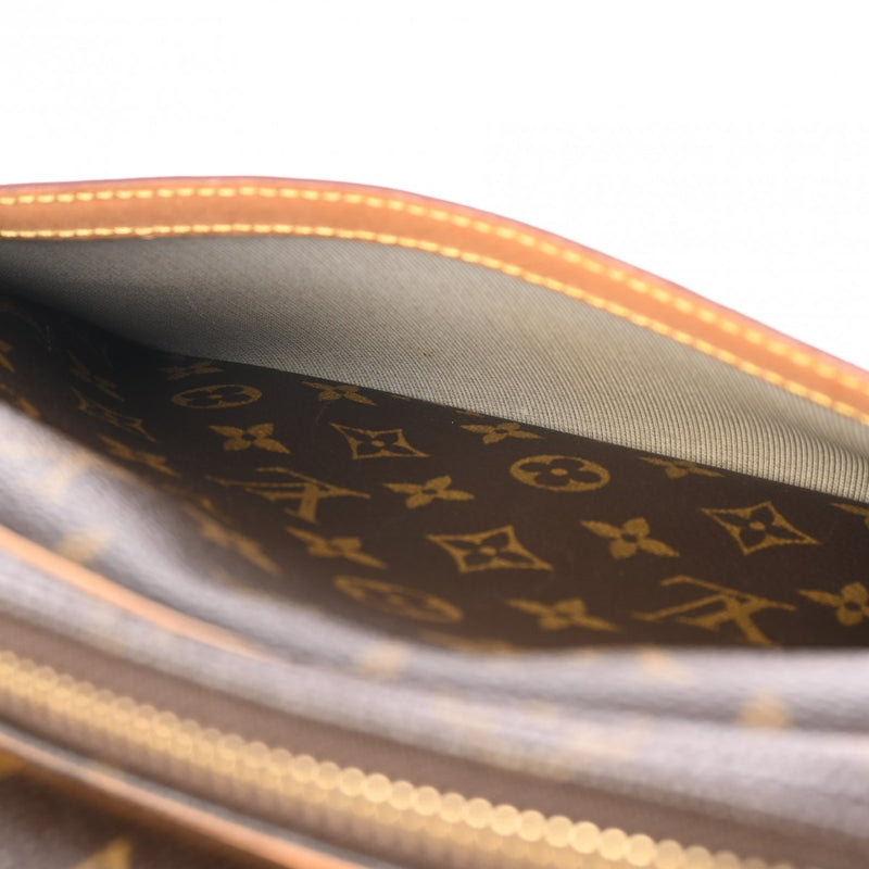 LOUIS VUITTON ルイヴィトン モノグラム リポーター PM ブラウン M45254 ユニセックス モノグラムキャンバス ショルダーバッグ Bランク 中古 銀蔵