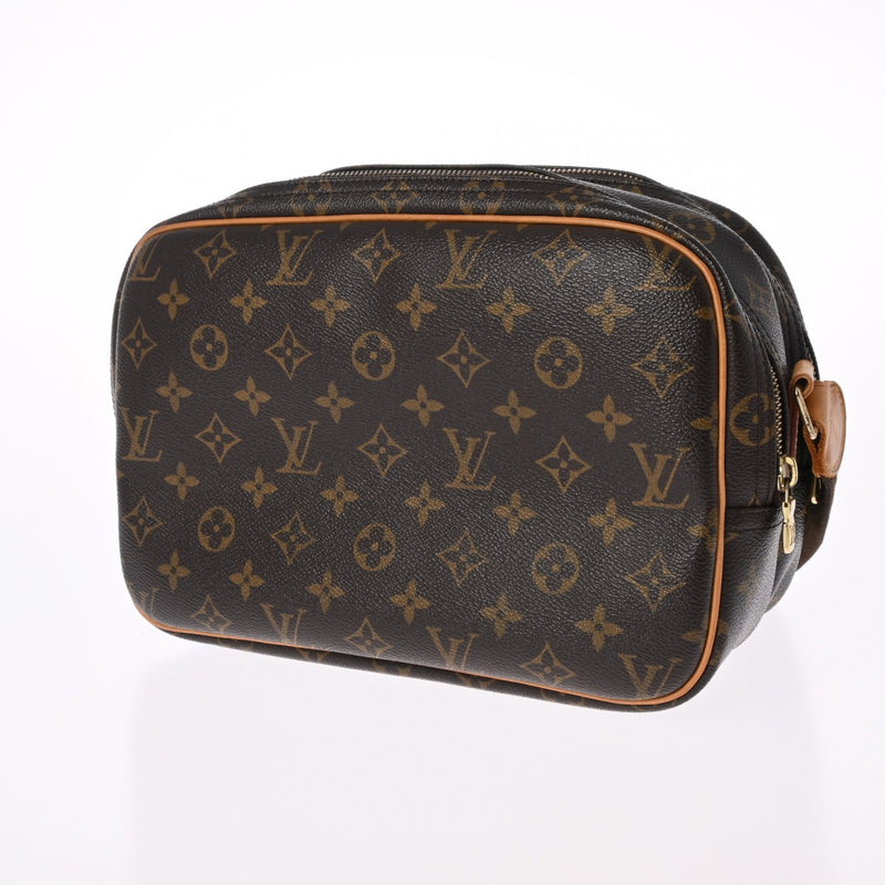 LOUIS VUITTON ルイヴィトン モノグラム リポーター PM ブラウン M45254 ユニセックス モノグラムキャンバス ショルダーバッグ Bランク 中古 銀蔵