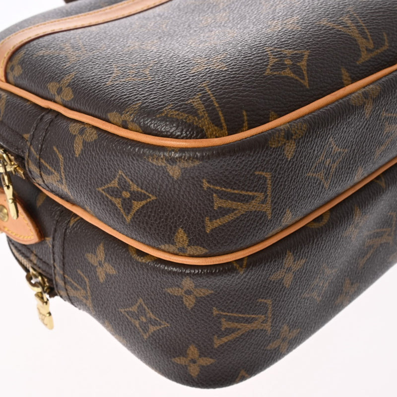 LOUIS VUITTON ルイヴィトン モノグラム リポーター PM ブラウン M45254 ユニセックス モノグラムキャンバス ショルダーバッグ Bランク 中古 銀蔵