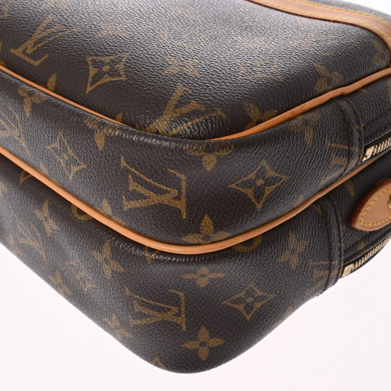 LOUIS VUITTON ルイヴィトン モノグラム リポーター PM ブラウン M45254 ユニセックス モノグラムキャンバス ショルダーバッグ Bランク 中古 銀蔵