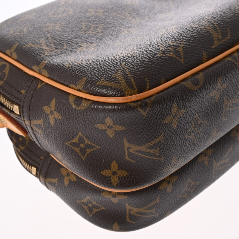 LOUIS VUITTON ルイヴィトン モノグラム リポーター PM ブラウン M45254 ユニセックス モノグラムキャンバス ショルダーバッグ Bランク 中古 銀蔵