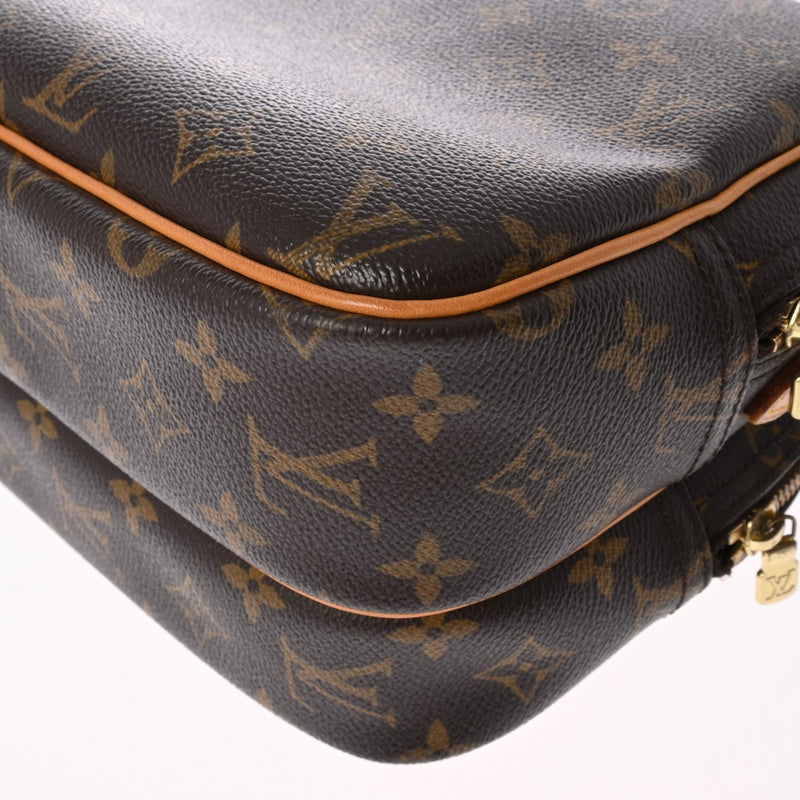 LOUIS VUITTON ルイヴィトン モノグラム リポーター PM ブラウン M45254 ユニセックス モノグラムキャンバス ショルダーバッグ Bランク 中古 銀蔵