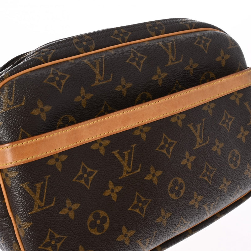 LOUIS VUITTON ルイヴィトン モノグラム リポーター PM ブラウン M45254 ユニセックス モノグラムキャンバス ショルダーバッグ Bランク 中古 銀蔵