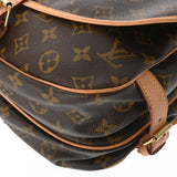 LOUIS VUITTON ルイヴィトン モノグラム ソミュール 30 ブラウン M42256 レディース モノグラムキャンバス ショルダーバッグ ABランク 中古 銀蔵