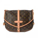 LOUIS VUITTON ルイヴィトン モノグラム ソミュール 30 ブラウン M42256 レディース モノグラムキャンバス ショルダーバッグ ABランク 中古 銀蔵