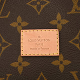 LOUIS VUITTON ルイヴィトン モノグラム ソミュール 30 ブラウン M42256 レディース モノグラムキャンバス ショルダーバッグ ABランク 中古 銀蔵