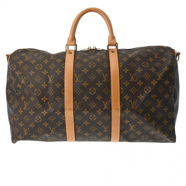 LOUIS VUITTON ルイヴィトン モノグラム キーポル バンドリエール 50 ブラウン M41416 ユニセックス モノグラムキャンバス ボストンバッグ Bランク 中古 銀蔵