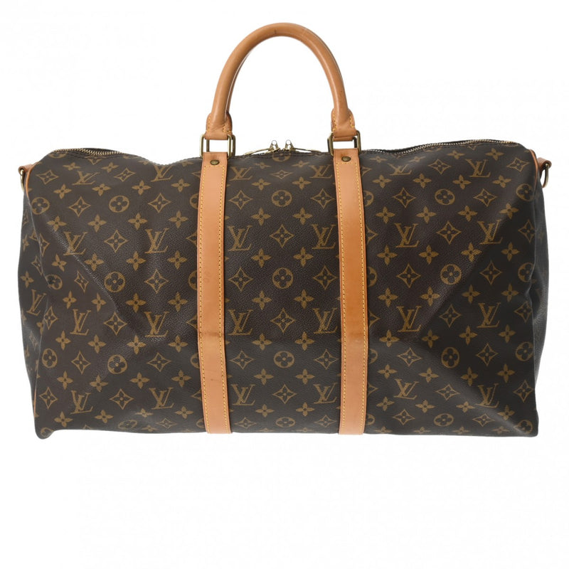 LOUIS VUITTON ルイヴィトン モノグラム キーポル バンドリエール 50 ブラウン M41416 ユニセックス モノグラムキャンバス ボストンバッグ Bランク 中古 銀蔵