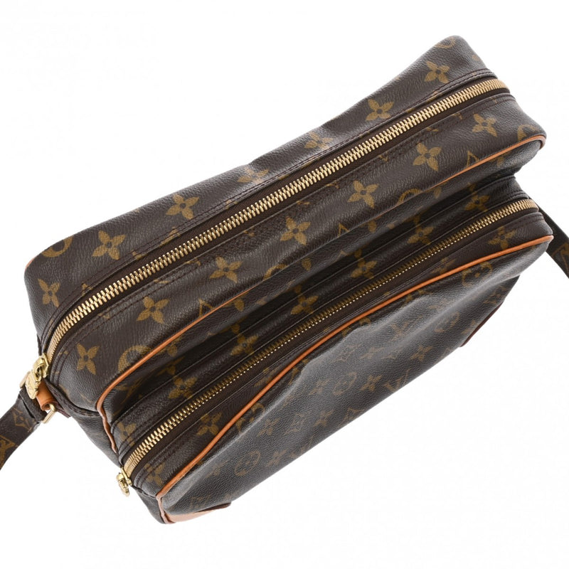 LOUIS VUITTON ルイヴィトン モノグラム ナイル ブラウン M45244 ユニセックス モノグラムキャンバス ショルダーバッグ Bランク 中古 銀蔵