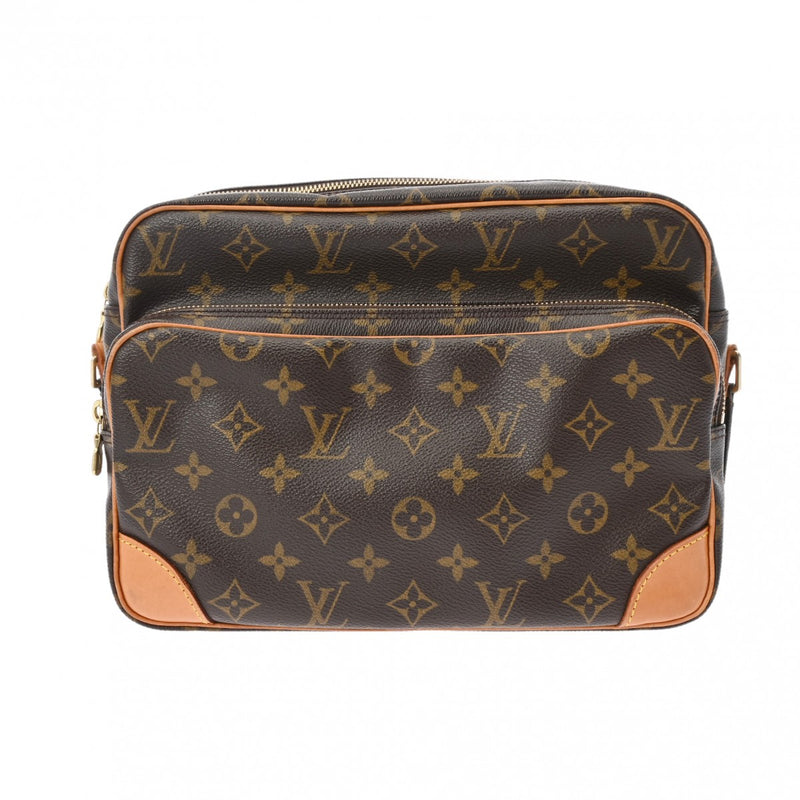 LOUIS VUITTON ルイヴィトン モノグラム ナイル ブラウン M45244 ユニセックス モノグラムキャンバス ショルダーバッグ Bランク 中古 銀蔵